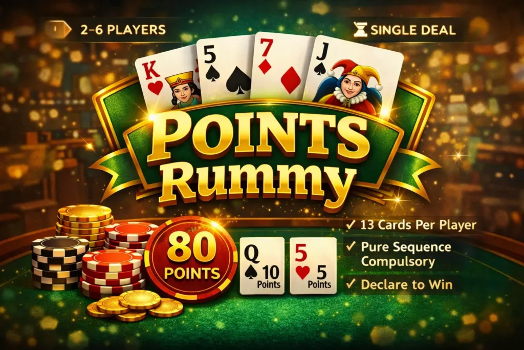 How to Play Points Rummy